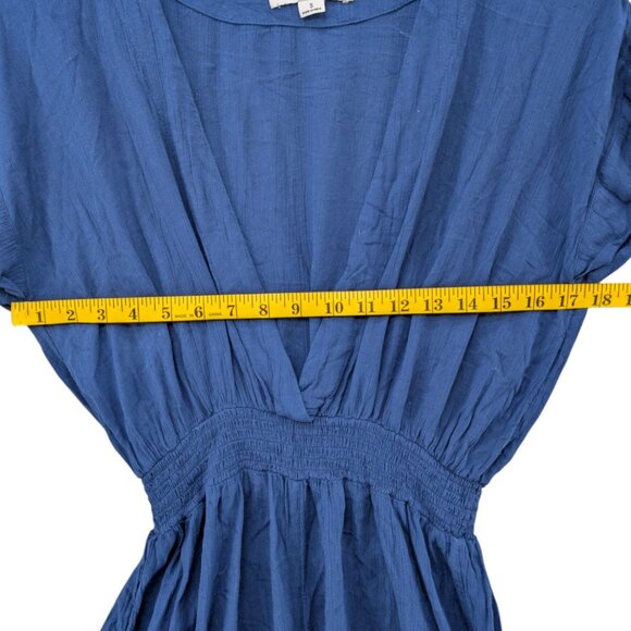 ONeill Clyde Romper Womens Blue Viscose V Neck 2" Swim Cover Up Size S - Picture 7 of 9